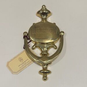 WATSON Gold Metal Ornate Door Knocker